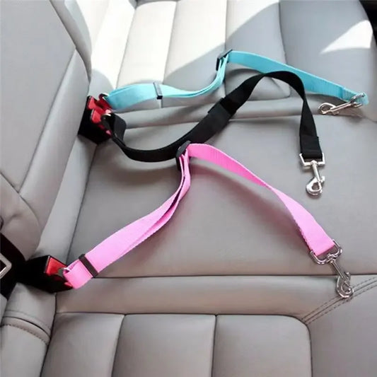 CritterCove Dog Car Seat Belt — Adjustable Safety Restraint for Travel